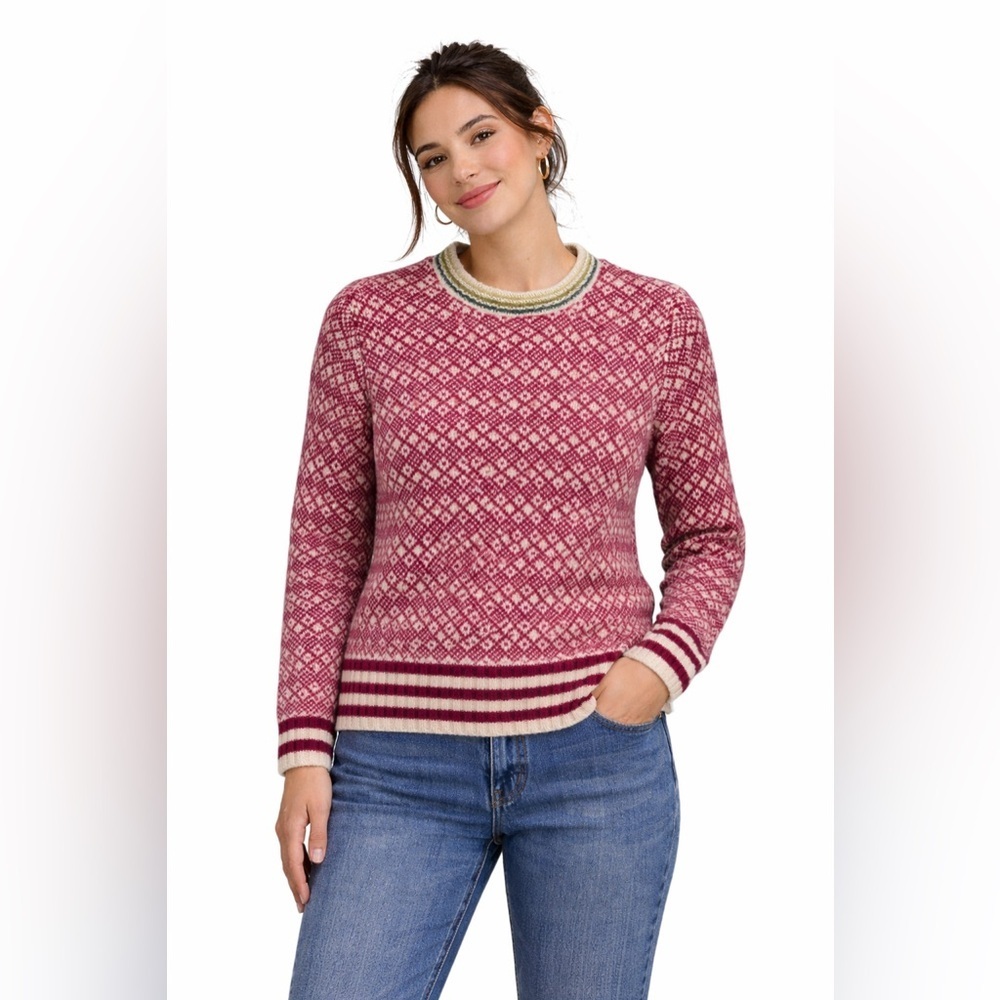 J. Crew Fair Isle 100% Wool Sweater – Women’s Sz Small